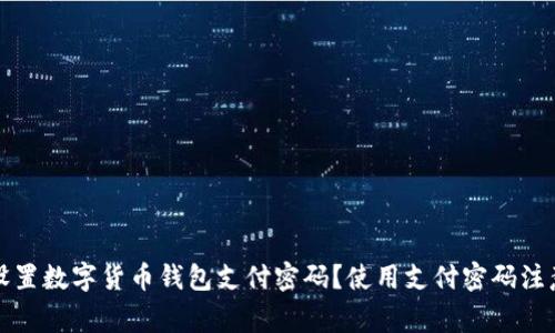 如何设置数字货币钱包支付密码?使用支付密码注意事项