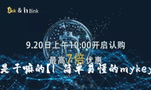 我的钱包是干嘛的?| 简单易懂的mykey钱包介绍