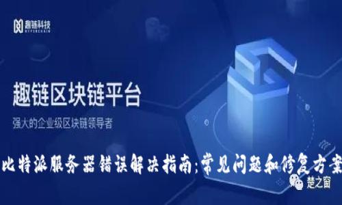 比特派服务器错误解决指南：常见问题和修复方案
