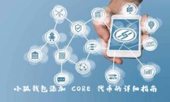 小狐钱包添加 CORE 代币的详细指南